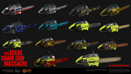Various chainsaw skins render by Shaikh_S_Art