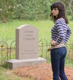 Verna's grave.