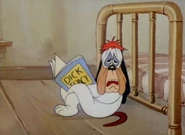 "I surprise him, like this, all through the picture."