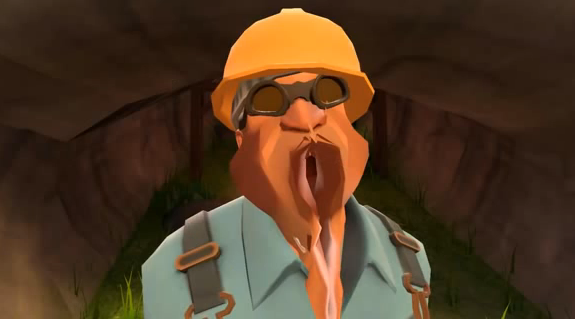 tf2 engineer funny face