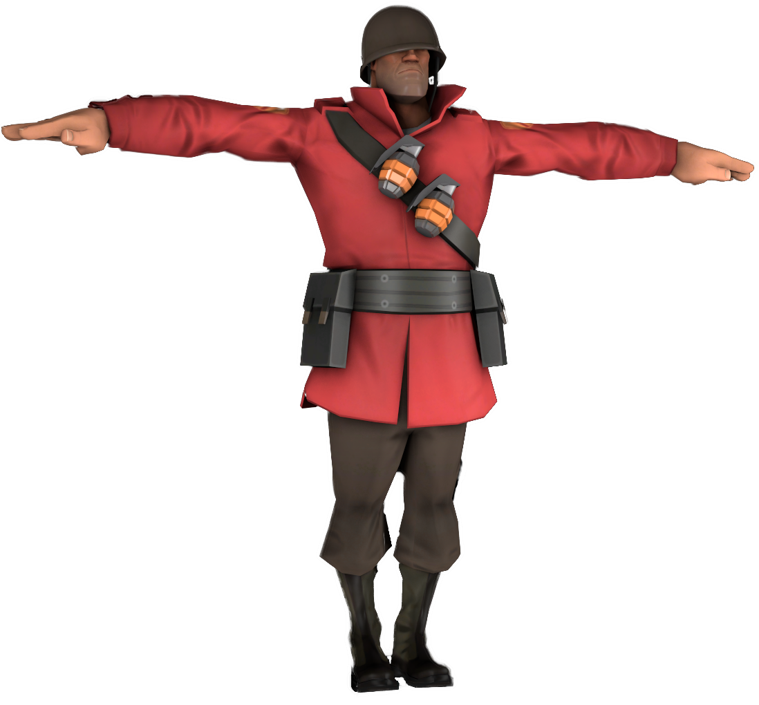 How to T-Pose as Demoman in TF2 