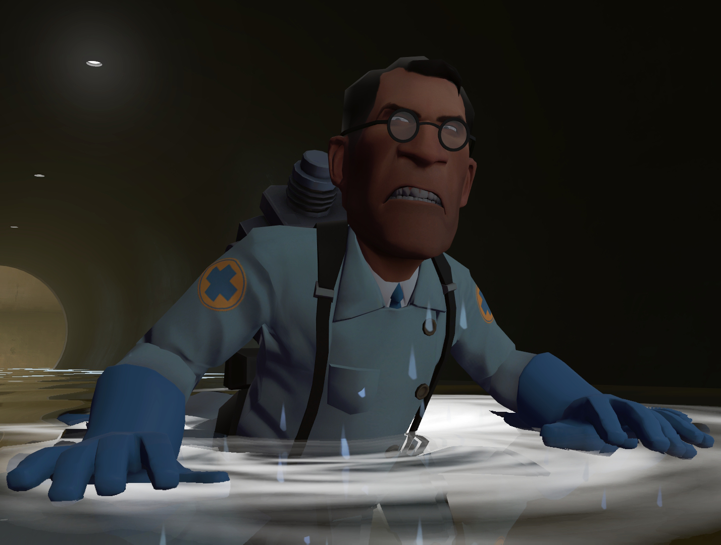 medic tf2 head