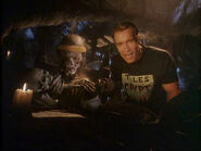 Arnold gets the Cryptkeeper to lift weights