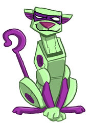 Shattered Glass Blackcat