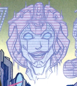 See the bubble-headed bleach-blonde who comes on at Five.