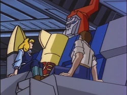 One can only imagine how embarrassed Spike and Carly were to have Swoop chaperone them at the school dance.