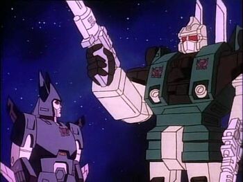 Determined to make bad where his  went good, Sixshot joins the Decepticons!