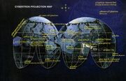 Cybertron Projection Map