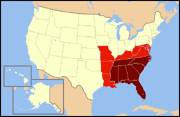 South East US map