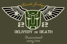 Backblast's Suicide Jockey crest