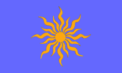 The flag of the Sultanate of Karaganda