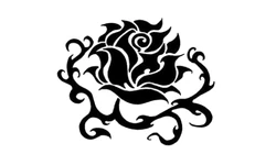 The flag of the Order of the Black Rose