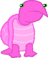 A pink Turtle consort