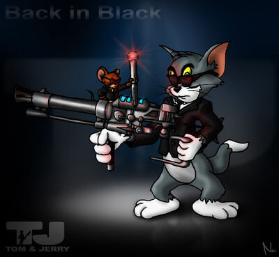 tom and jerry with guns