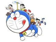 Takecopter manga 1.jpg (15 กิโลไบต์) ภาพวาด: โดราเอมอนในคอปเตอร์ไม้ไผ่และเพื่อนๆ