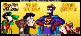 Teen titans anti-drug at4w