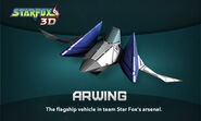 The Arwing seen in the Venomian Lylat Wars.