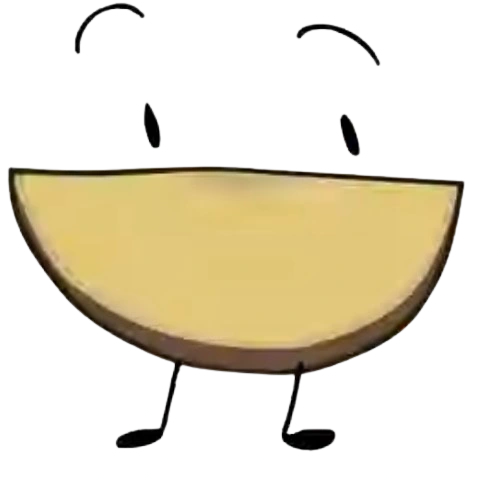 Happy Apple Slice | The 100 Character Object Show Wiki | Fandom