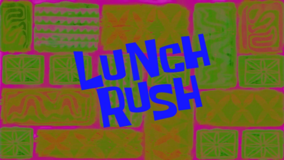 Lunch Rush! The Adventure of SpongeBob SquarePants Wiki Fandom