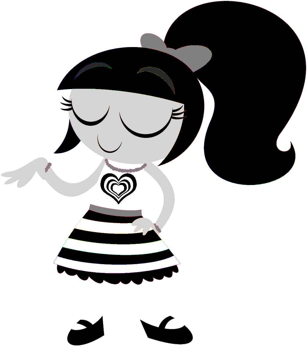 Monochrome Kitty (2018 character) | The Adventures of Ra1nb0wK1tty