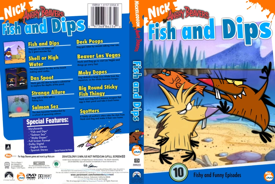 Fish and Dips (DVD) The Angry Beavers Rewritten Wiki Fandom