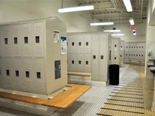 Locker room