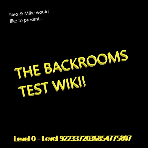 Rules The Backrooms Test Wiki Fandom