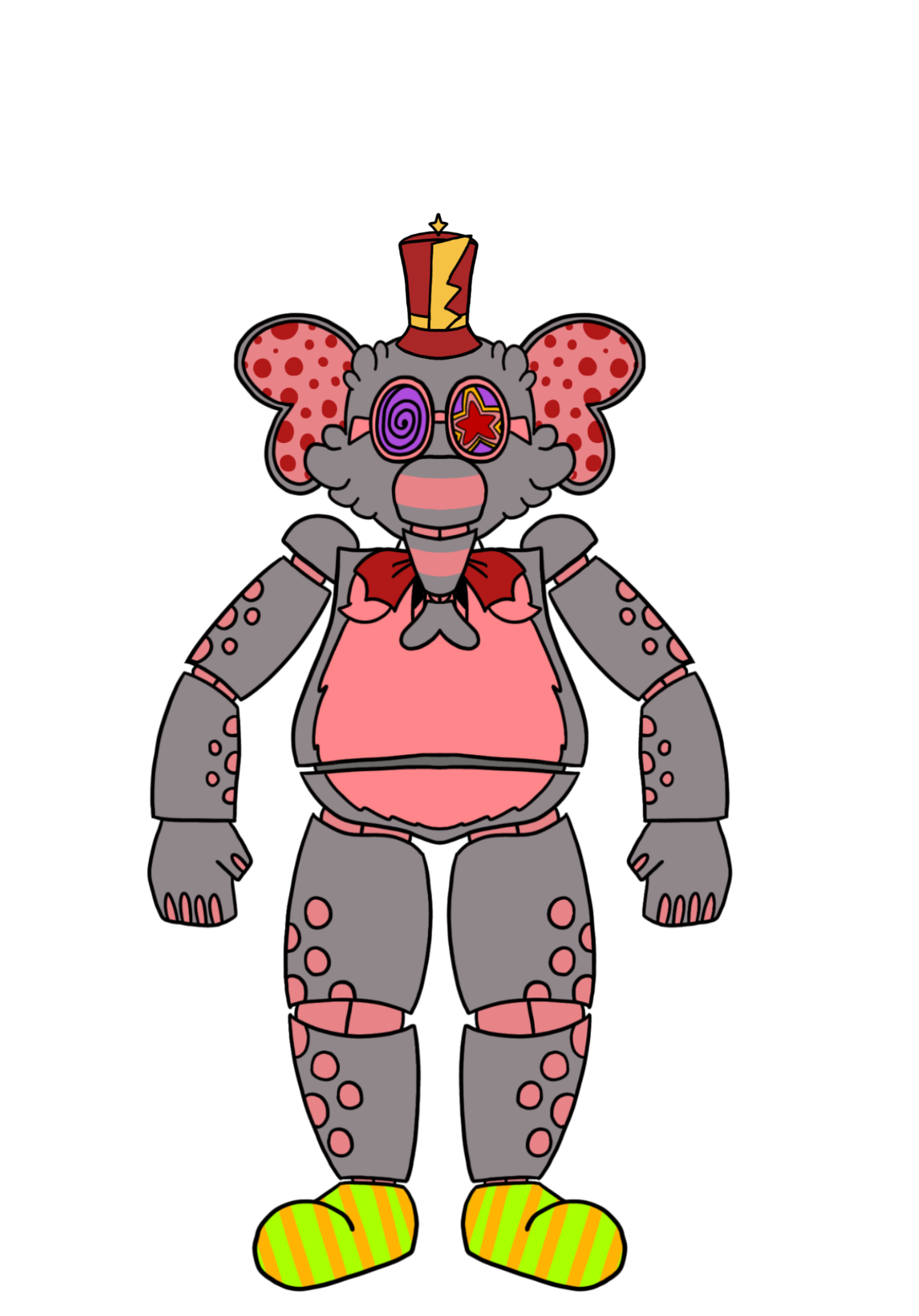 FNAF 1 Animatronics Vs Banana Split Animatronics.