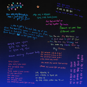 BTS 直筆サイン コールドプレイ＆BTS「My Universe」CD CD SINGLE] MY UNIVERSE (Coldplay x BTS) — US BTS ARMY
