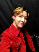 J-Hope on Twitter: "#GRAMMYs 😘💜" [2020.01.27] #1