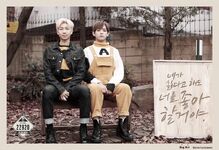 RM and V promoting BTS 2nd Muster: ZIP CODE : 22920 (January 2016)