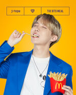 J-Hope promoting McDonald's BTS Meal (May 2021)