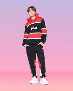 J-Hope promoting FILA #8 (January 2020)