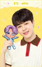 Jimin promoting Cookie Run Kingdom (September 2022)