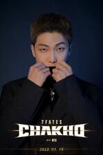 RM promoting 7FATES: CHAKHO #1 (January 2022)