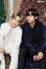 Jimin and V for the BTS Festa #1 (June 2020)