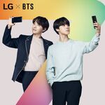 J-Hope and Jimin promoting LG G7 ThinQ (July 2018)