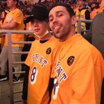 Max Schneider on Twitter: "1ST LAKERS GAME WITH MY BROTHER SUGA. MAMBA FOREVER" [2020.02.01]