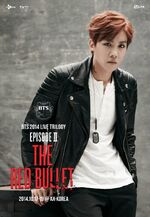 J-Hope promoting the first half of The Red Bullet (tour) (September 2014)