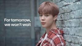 Jimin promoting Hyundai (April 2021)