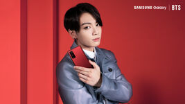 Jungkook promoting Samsung Galaxy #2 (September 2020)