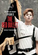 Jimin promoting the first half of BTS Live Trilogy Episode II: The Red Bullet (September 2014)