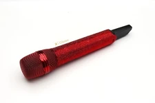 Red mic with red Swarovski crystals (Custom in 2020)