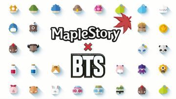 メイプルストーリー　maplestory　 BTS ジミン　ポーチ　韓国正規品 メイプルストーリー maplestory BTS ジミン ポーチ 韓国正規品