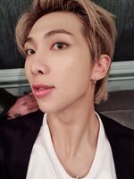 RM on Weverse: "호잉 😗😙" [2020.01.29] #1