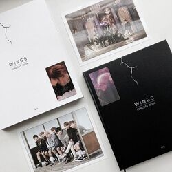 BTS Wings Concept Book making Photo Bangtan Boys kpop BIGHIT