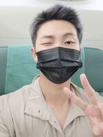 RM on Weverse: "다녀오겠습니다 🌠" [2021.09.18] #1