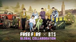 BTS promoting Garena Free Fire #1 (February 2022)