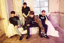 Suga, J-Hope, RM and V promoting Puma Happy New Platform Year (January 2017)