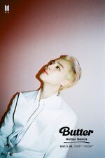 Jimin promoting "Butter (Hotter Remix)" (May 2021)